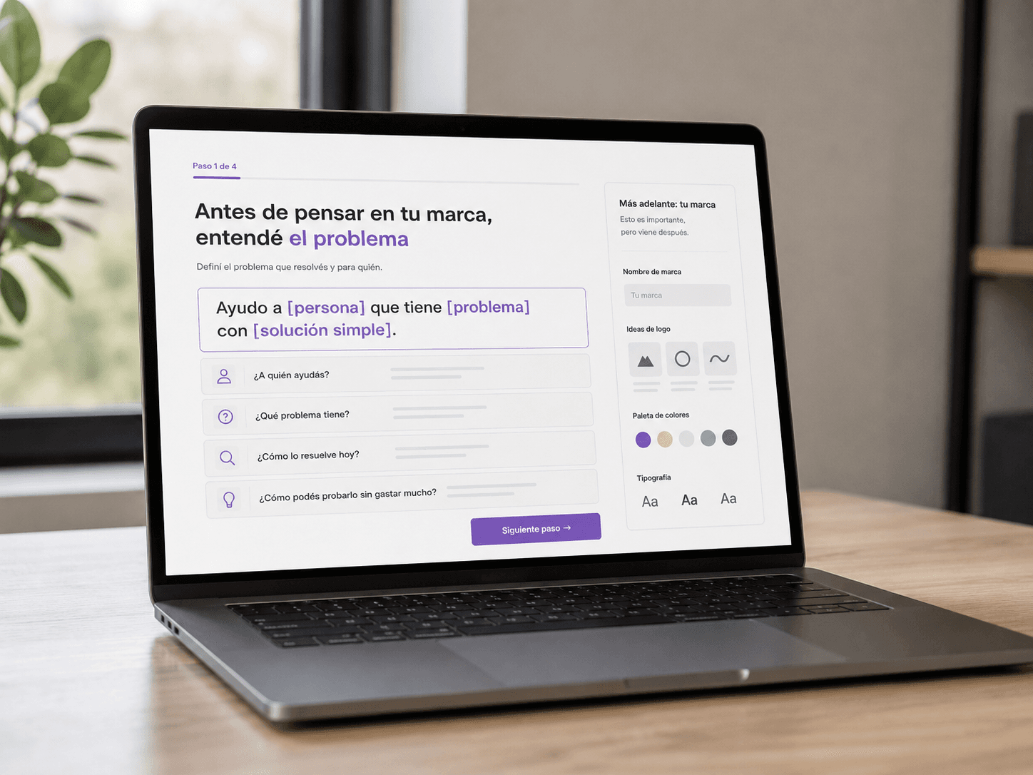 No arranques con un logo: arrancá con un problema